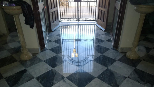 Lucidatura Pavimento in Carrara – Chiesetta del Pescatore, Terrasini